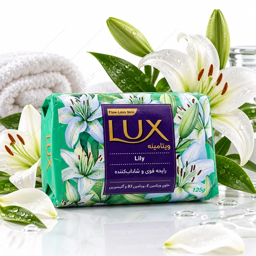 صابون ویتامینه گل سفید Lily لوکس 125 گرم